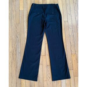 Ann Taylor Loft Dress Pants Ann Fit Stretch Straight Leg Size 6 Black Womens‎